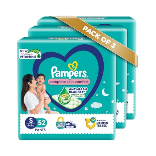 Pampers Swaddlers Diaper Pants Size 3 (7-12kg, 52 Count)