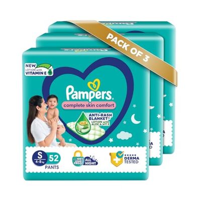 Pampers Swaddlers Diaper Pants Size 3 (7-12kg, 52 Count) — buy on Amazon India