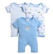 FirstCry Unisex Baby Romper Cotton Blend Pack of 3