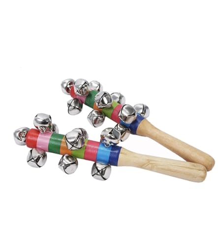 Syga Bell Rattle Wooden Toy for Babies