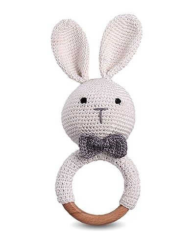 Skola Bunny Wooden Rattle Toy — buy on Amazon India