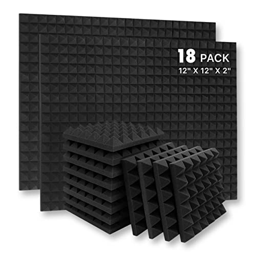 Acoustic Foam Panels (4-piece set)