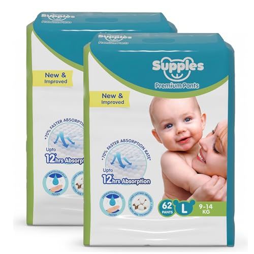 Supples Premium Size 4 (9-14 kg) - Pack of 42