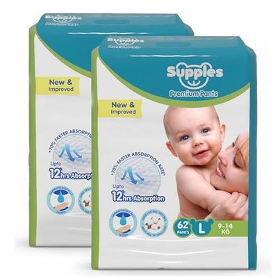 Supples Premium Size 4 (9-14 kg) - Pack of 42 — buy on Amazon India