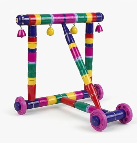 Sunbaby Premium Wooden Push Walker with Brake System