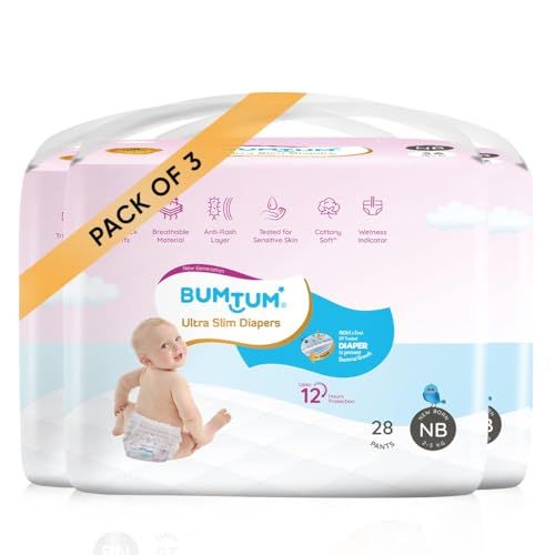 Bumtum Baby Pants Diaper with Wetness Indicator