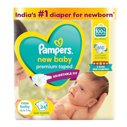 Pampers Swaddlers New Baby Diaper (India Import)