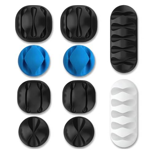 Cable Cord Shortener and Organizer Clips (5-Pack)