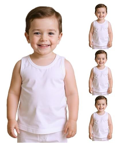 Tiny Organics Modal Cotton Blend Baby Vest Pack of 3