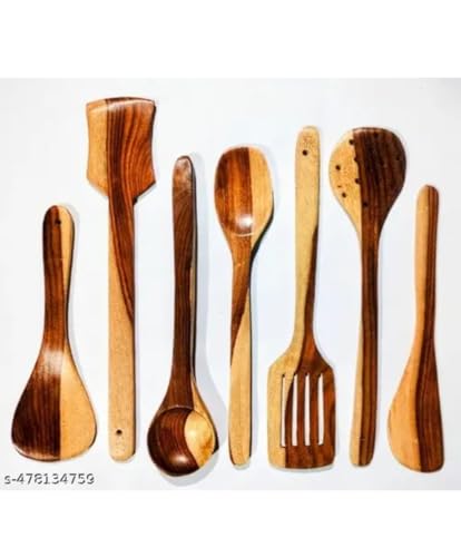 Wooden Spoon & Ladle Combo Pack (12 pieces)