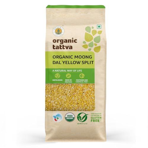 Organic Moong Dal (1 kg, Premium Grade)