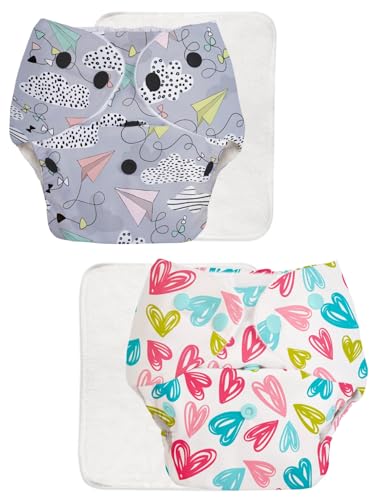 SuperBottoms FreeSize Cloth Diaper – Pack of 12 (Washable & Reusable)