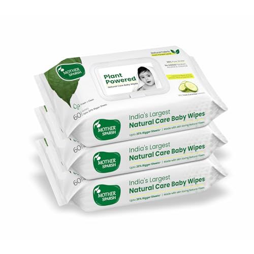 Mother Sparsh Baby Wipes - 80 Count Pack