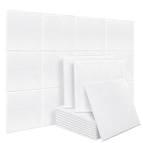 Acoustic Foam Panels Bundle (12 Pack, 30x30 cm)