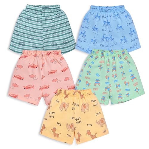LuvLap Mesh Shorts for Baby Boys (Pack of 2)