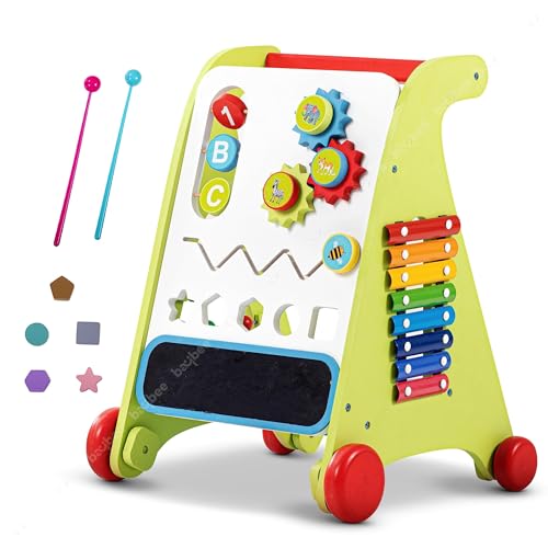 Baybee Wooden Push and Pull Toy Walker
