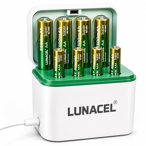 Duracell Rechargeable AA Battery Kit (4-Pack with Charger)