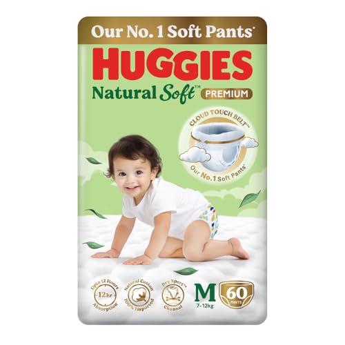 Eco Pea Natural Diapers - Size 3 (6-11kg), Pack of 30