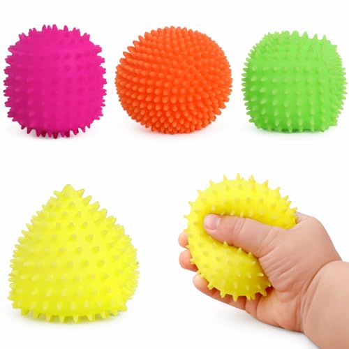 Playhood Sensory Balls Multi-Pack (2-3 Different Textures and Sounds)