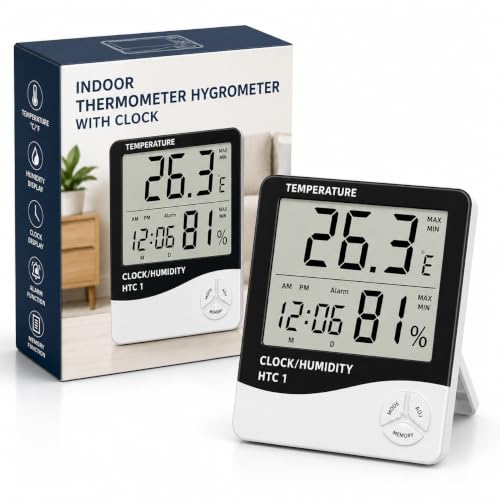 Digital Hygrometer for Nursery (Humidity Monitor)