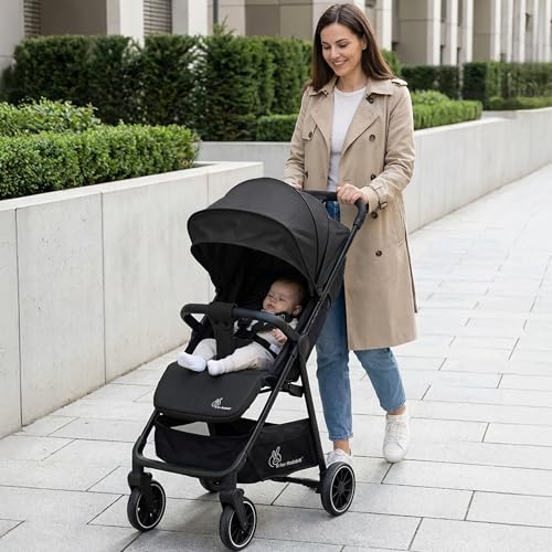 R for Rabbit Compact Baby Stroller with Pneumatic Wheels