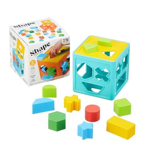 FirstSmile Plastic Shape Sorter Cube with 6 Shapes