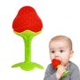 Babyhug Silicone Teething Toy - Strawberry Shape