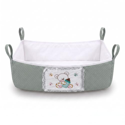 Babyhug Bedside Sleeper Co-Sleeper Bassinet with Mosquito Net