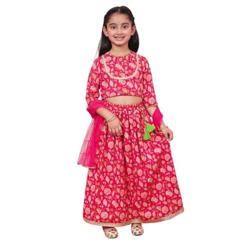 Campana Pure Cotton Lehenga Set for Girls