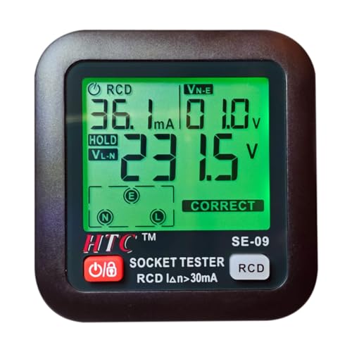Analog GFCI Outlet Tester (Plug-In Type)