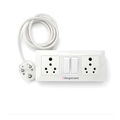 Weatherproof Extension Board with GFCI (4-Outlet, 2-Meter Cord)