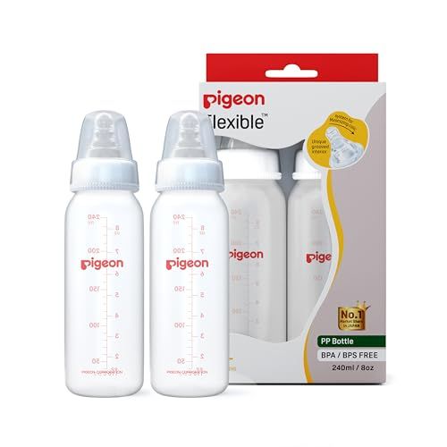 Pigeon Peristaltic Plus Nursing Bottle (240ml, Stage 1)