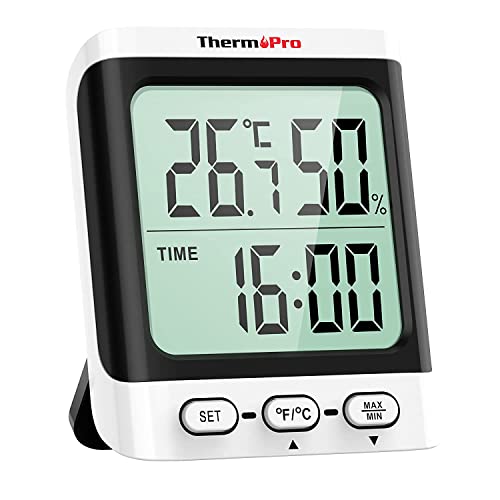 ThermoPro Digital Hygrometer with LCD Display