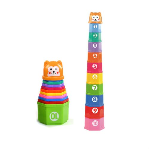 Sago Mini Silicone Stacking Cups Set