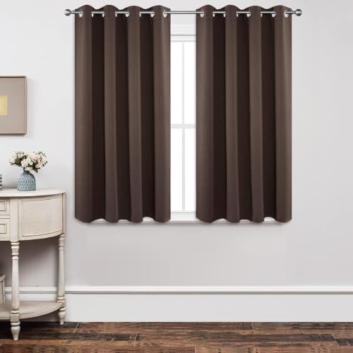 Thermal Blackout Curtains 100% Light Blocking (4x5 ft Panel)