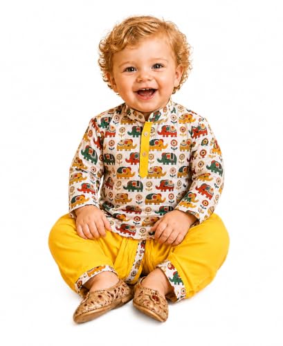 FirstCry Mothercare Cotton Kurta Dhoti Set