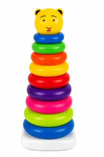 Baybee Stack Tower with Rattle Base (Set of 9)