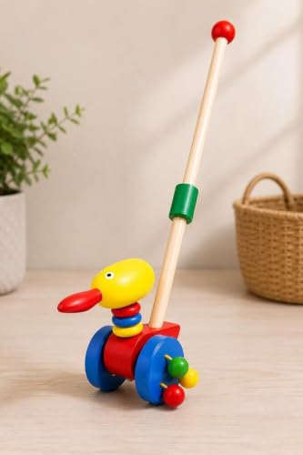 Push-Along Toy with Weighted Handle