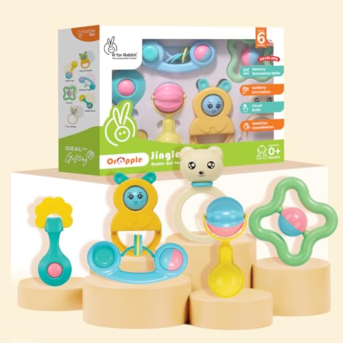 Infant Rattle Set (5-Piece Collection)