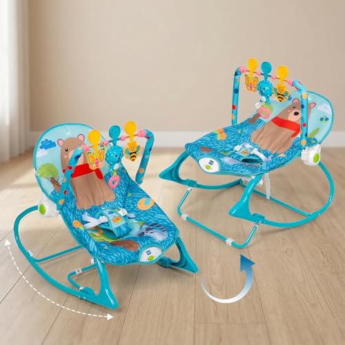 Mee Mee Portable Baby Rocker with Vibration and Music