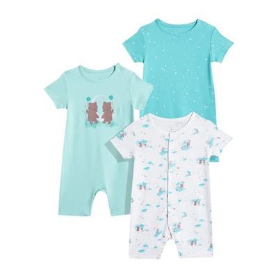 Mothercare Short Sleeve Bodysuit Pack of 3 — buy on Amazon India