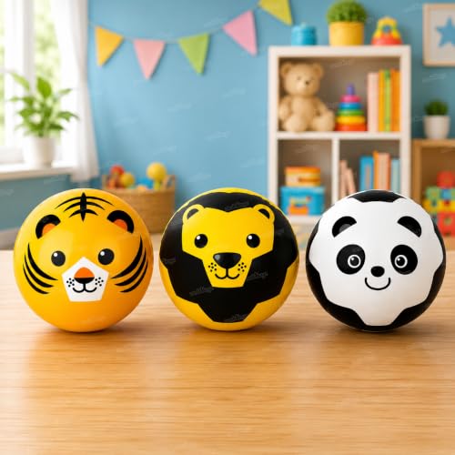 Amazon Basics Soft Baby Ball Set (Pack of 3)