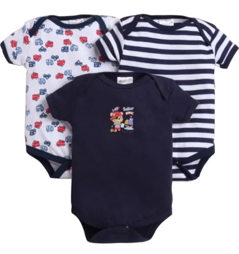 Pigeon Baby Romper - Navy Blue (0-3 Months)