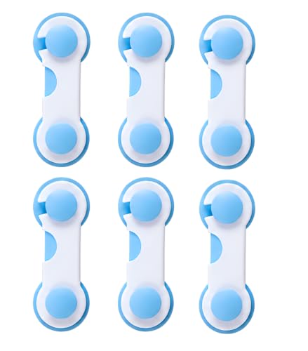 Mommies Darling Adhesive Drawer Locks (Pack of 6)