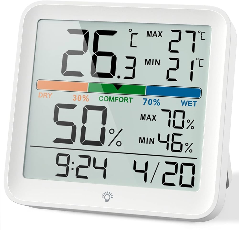 Digital Room Thermometer with Indoor Temperature Display