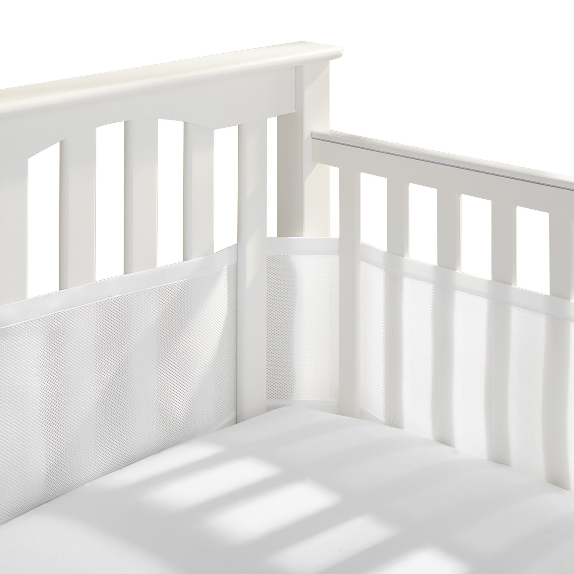 Breathable Mesh Crib Bumper (Cooling Design)