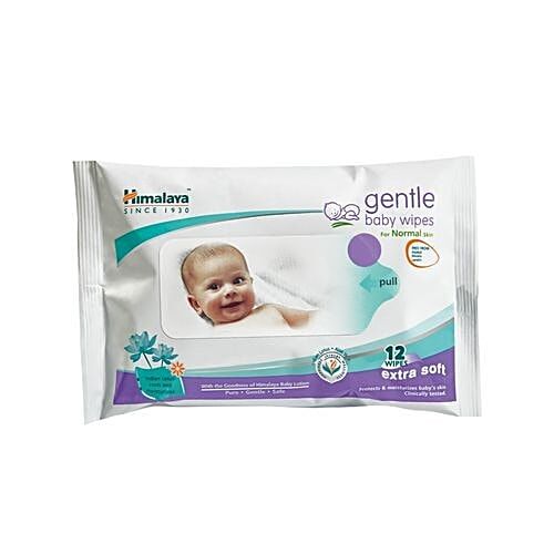 Himalaya Baby Wipes - Gentle Cleansing (72 Wipes)
