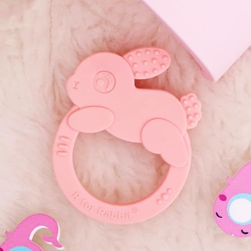 R for Rabbit Silicone Baby Teether
