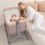 R for Rabbit Bedside Crib with Drop-Side