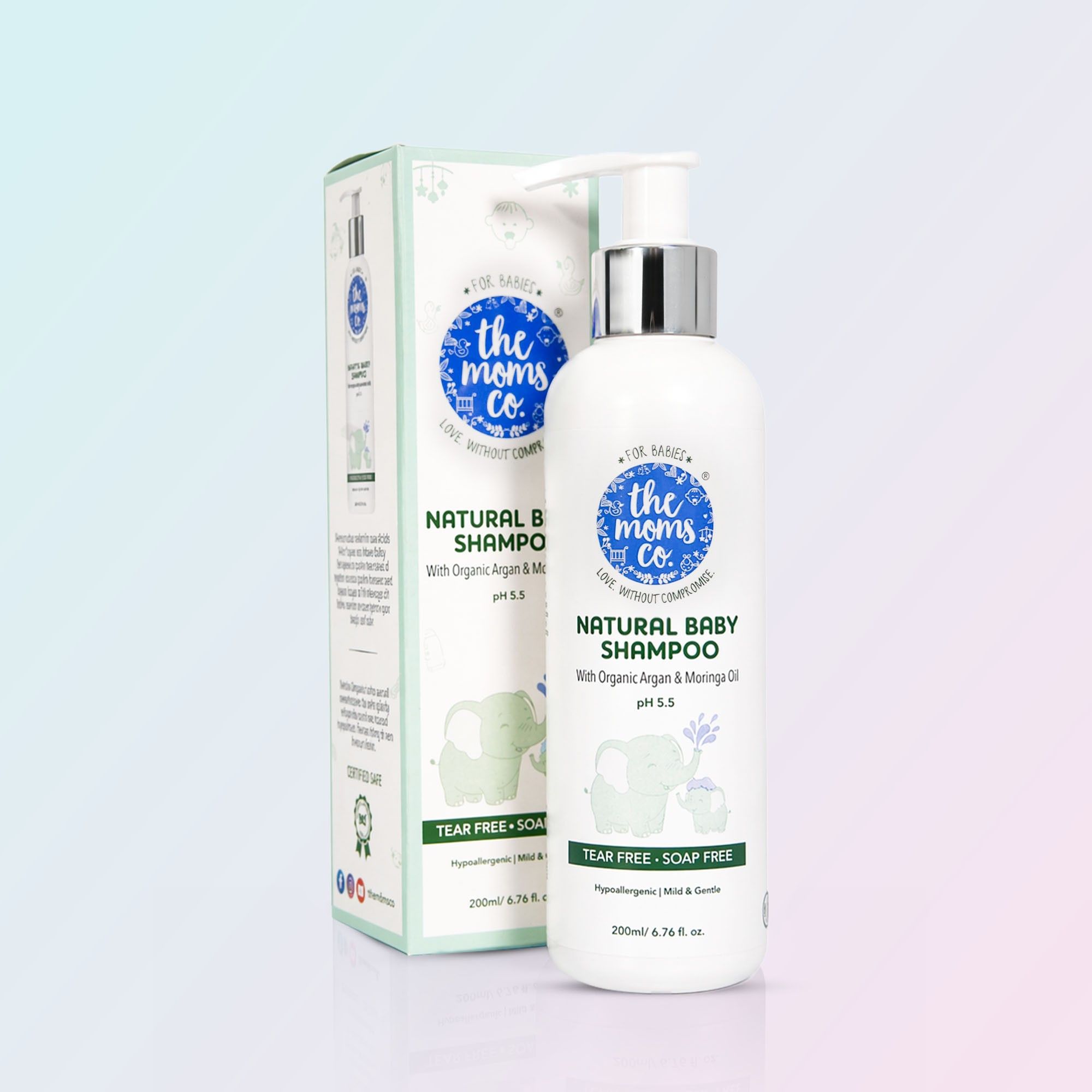 The Moms Co Natural Baby Shampoo Fragrance Free